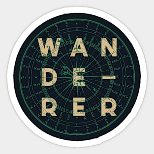 WANDERER Sticker